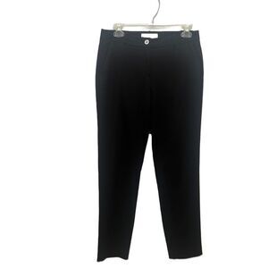 Michael Kors Straight Leg Pants Womens Sz 2 Black  Classic Designer Preppy Basic